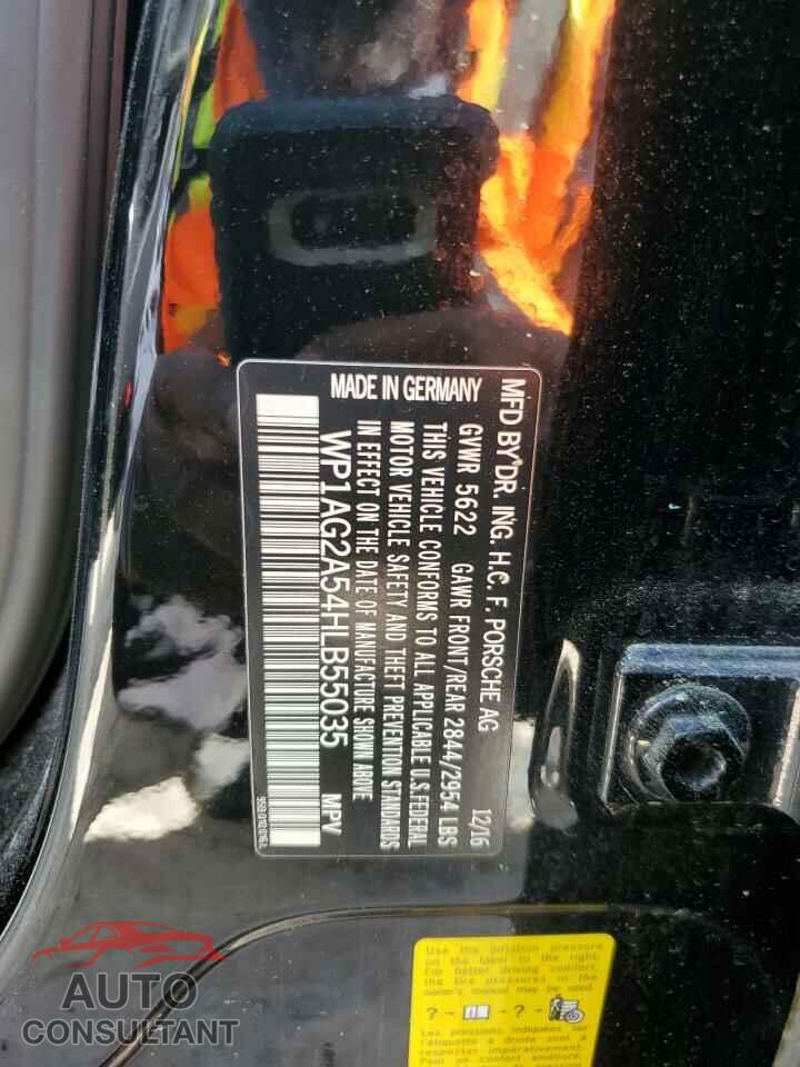 PORSCHE MACAN 2017 - WP1AG2A54HLB55035