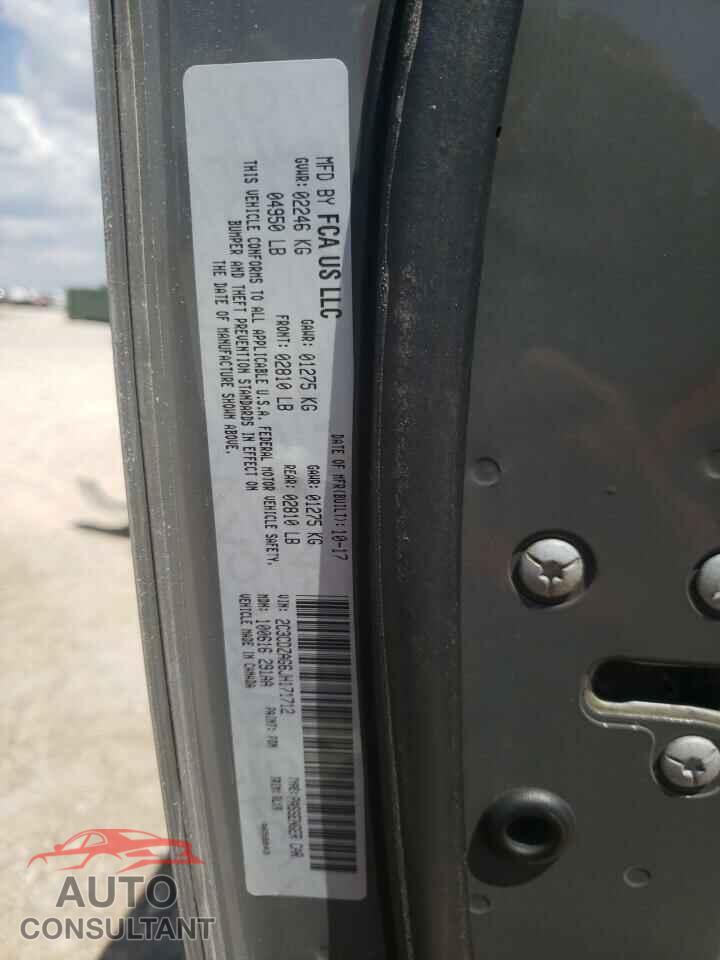 DODGE CHALLENGER 2018 - 2C3CDZAG6JH171712