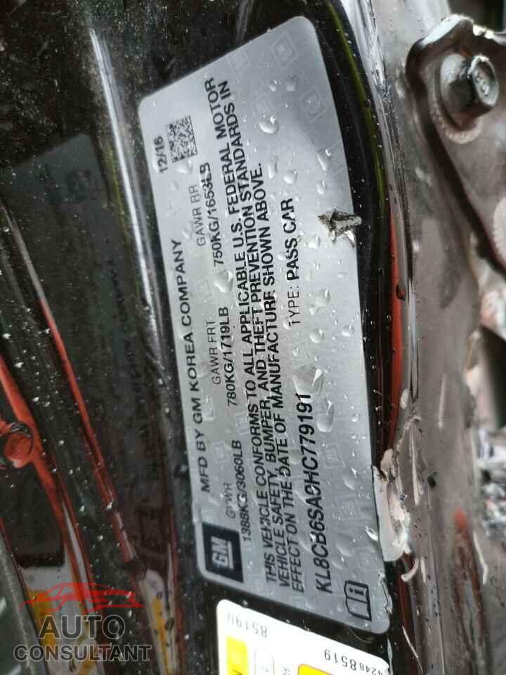CHEVROLET SPARK 2017 - KL8CB6SA9HC779191