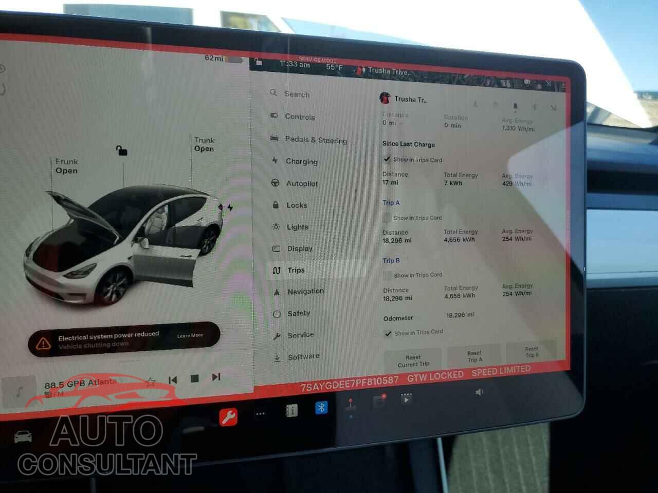 TESLA MODEL Y 2023 - 7SAYGDEE7PF810587