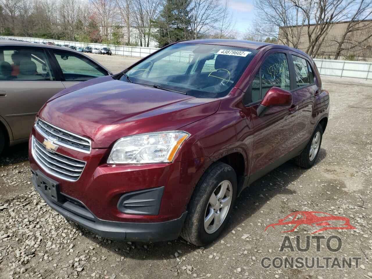CHEVROLET TRAX 2016 - 3GNCJNSB6GL262843