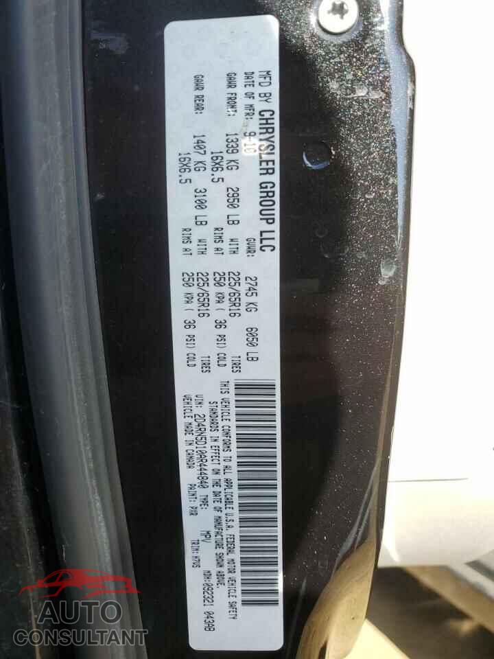 DODGE CARAVAN 2010 - 2D4RN5D10AR444840