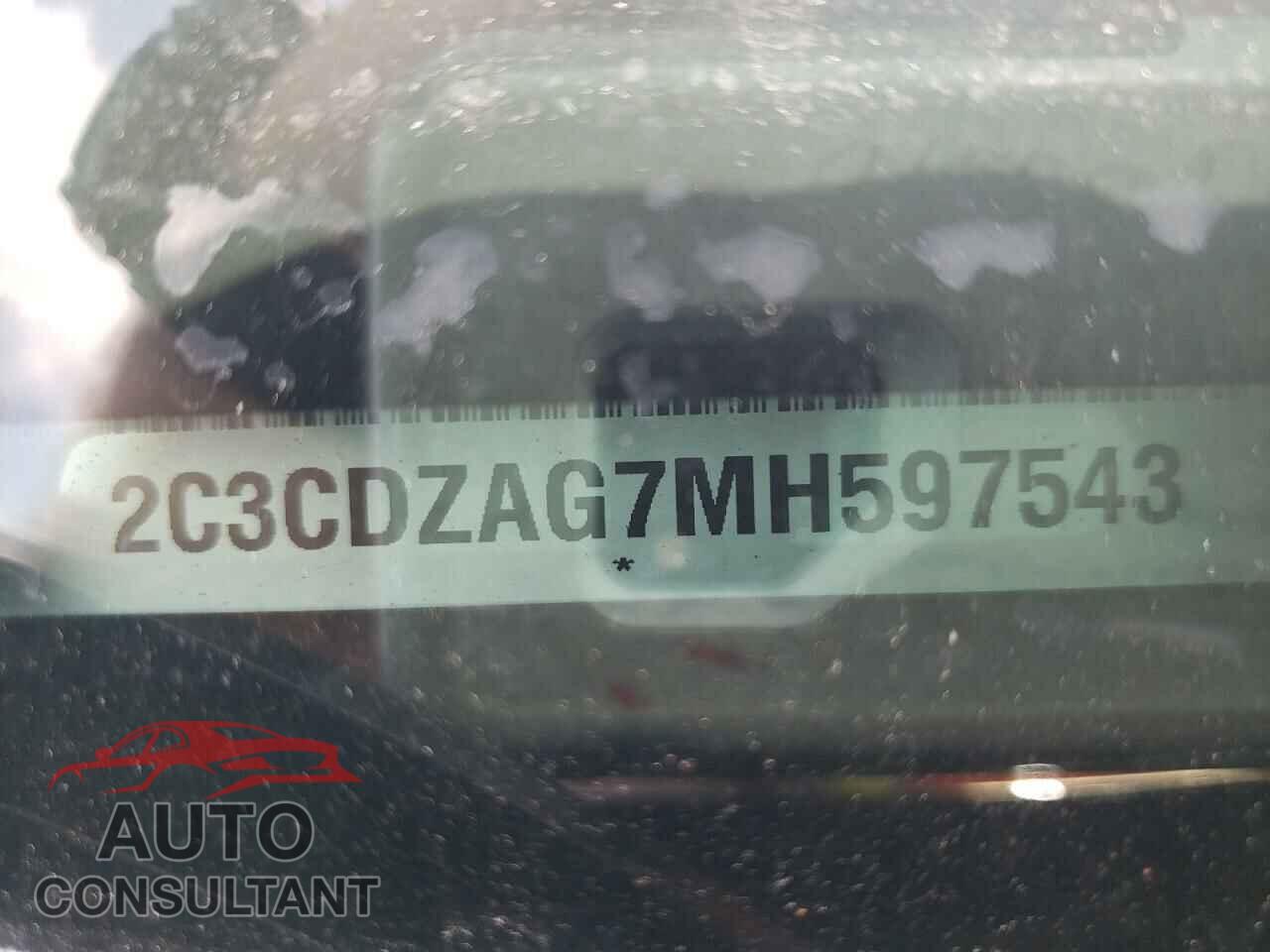 DODGE CHALLENGER 2021 - 2C3CDZAG7MH597543
