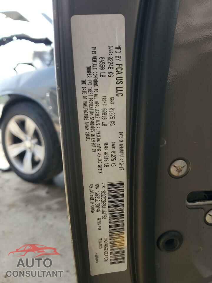 DODGE CHALLENGER 2018 - 2C3CDZAG8JH161750