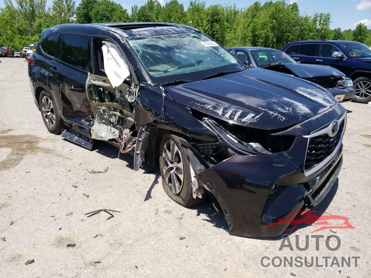 TOYOTA HIGHLANDER 2021 - 5TDGZRAH5MS041837