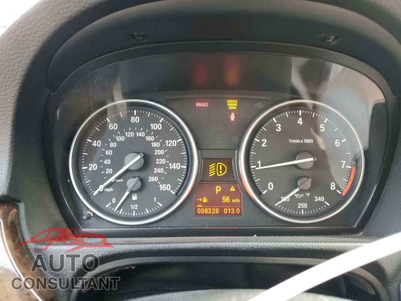 BMW 3 SERIES 2011 - WBADX7C57BE261271