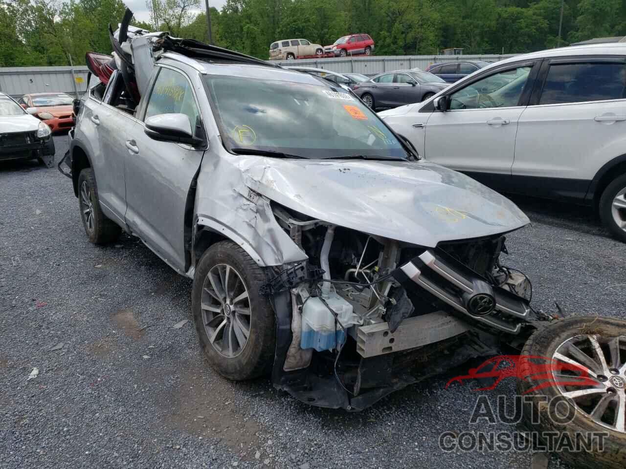TOYOTA HIGHLANDER 2017 - 5TDJZRFH0HS474857