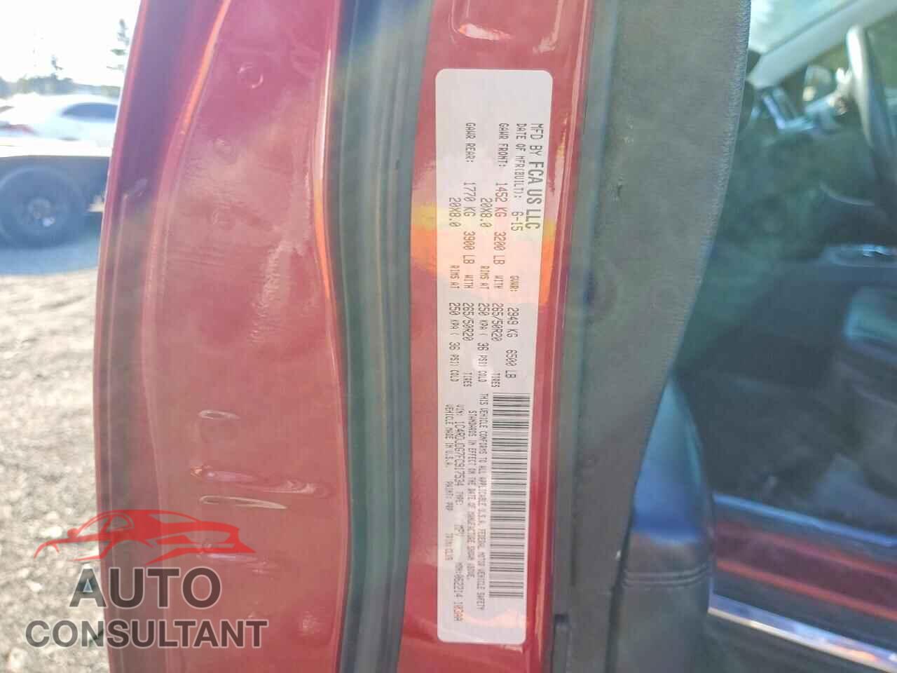 DODGE DURANGO 2015 - 1C4RDJDG7FC917534