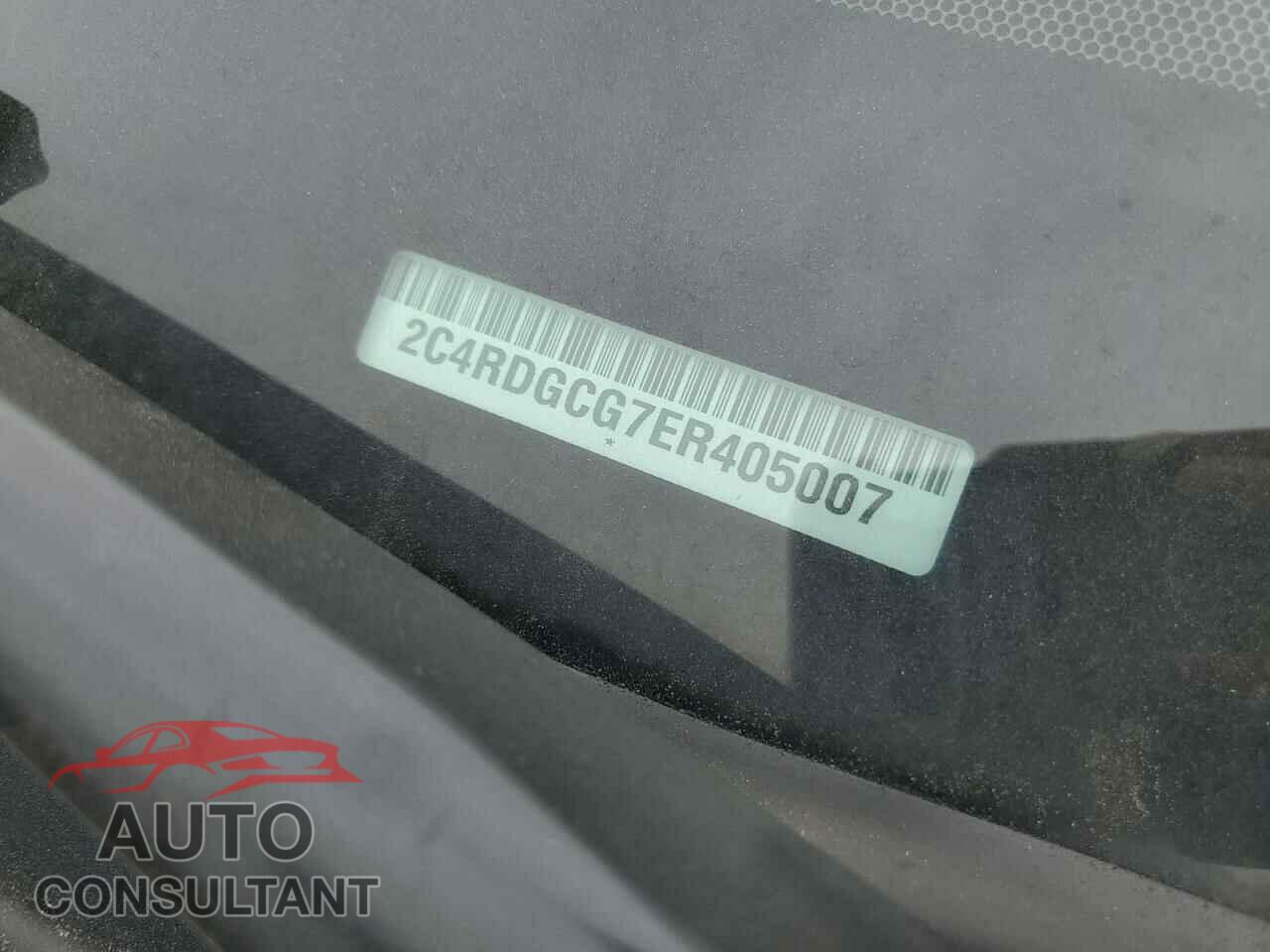 DODGE CARAVAN 2014 - 2C4RDGCG7ER405007
