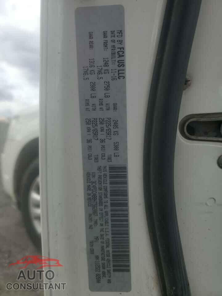 DODGE JOURNEY 2017 - 3C4PDCAB8HT562067
