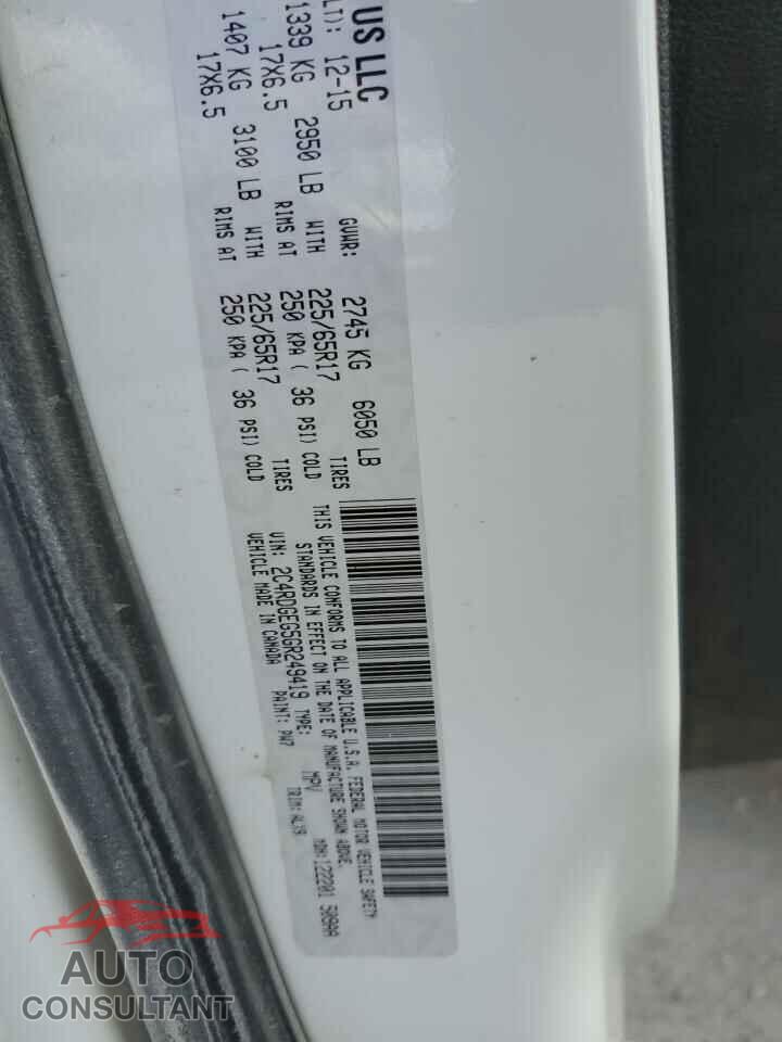 DODGE CARAVAN 2016 - 2C4RDGEG5GR249419