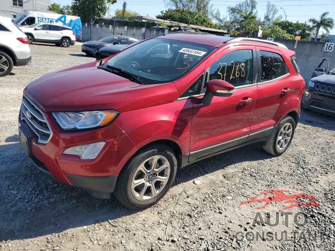 FORD ECOSPORT 2018 - MAJ3P1TE1JC183825