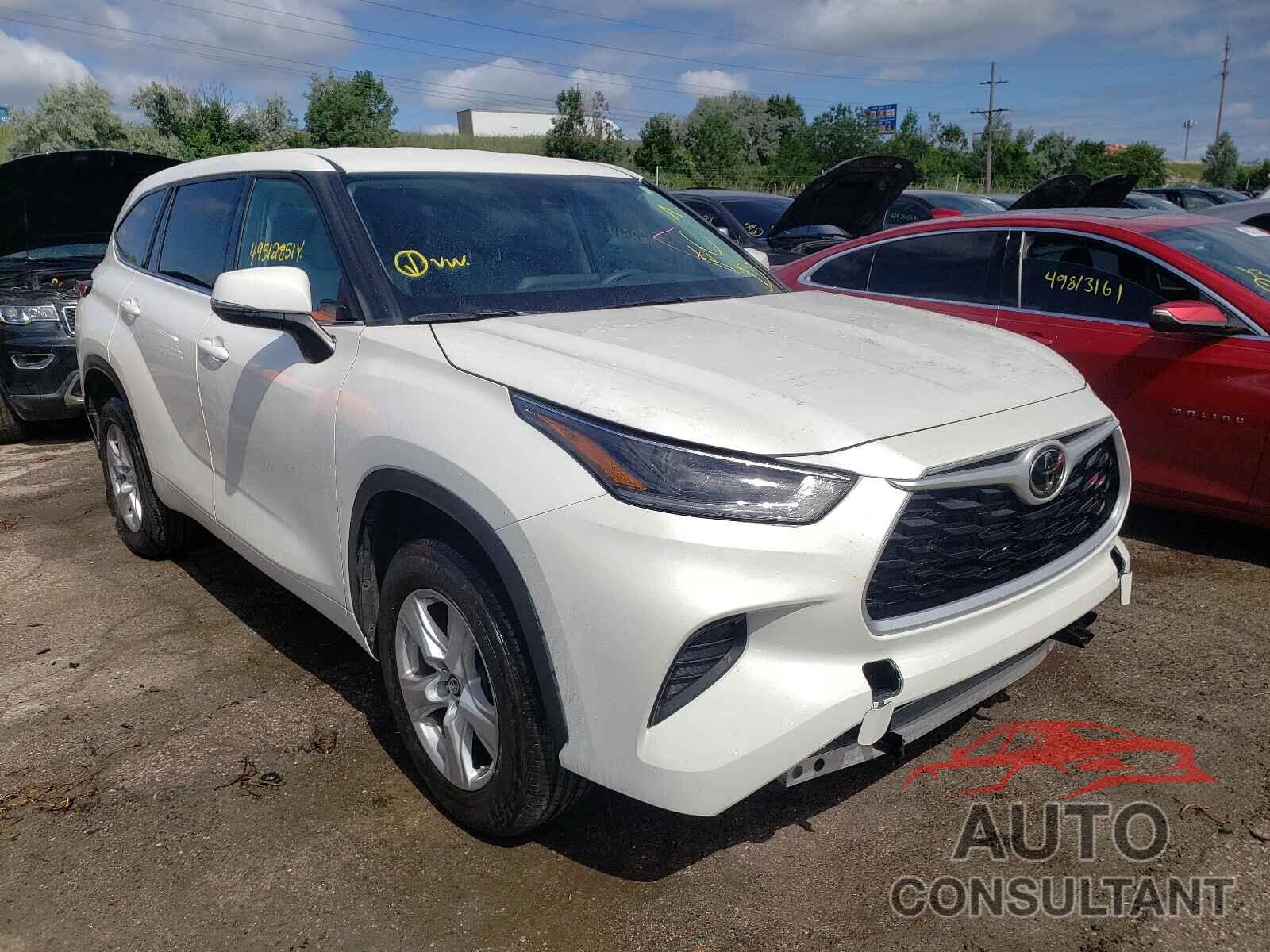 TOYOTA HIGHLANDER 2021 - 5TDCZRAH6MS067703