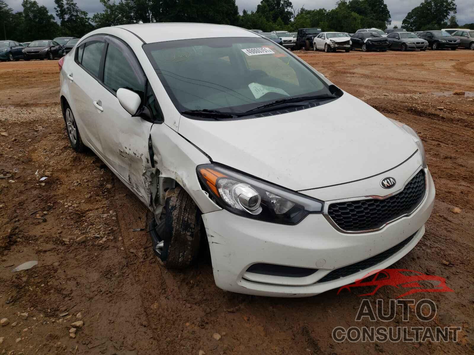 KIA FORTE 2016 - KNAFK4A65G5550089