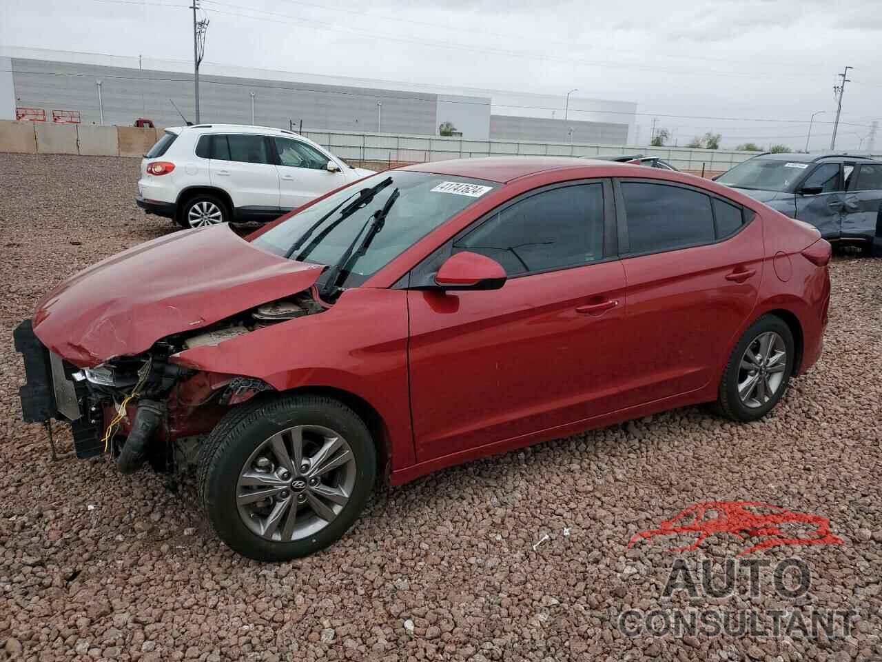 HYUNDAI ELANTRA 2018 - KMHD84LF7JU474809