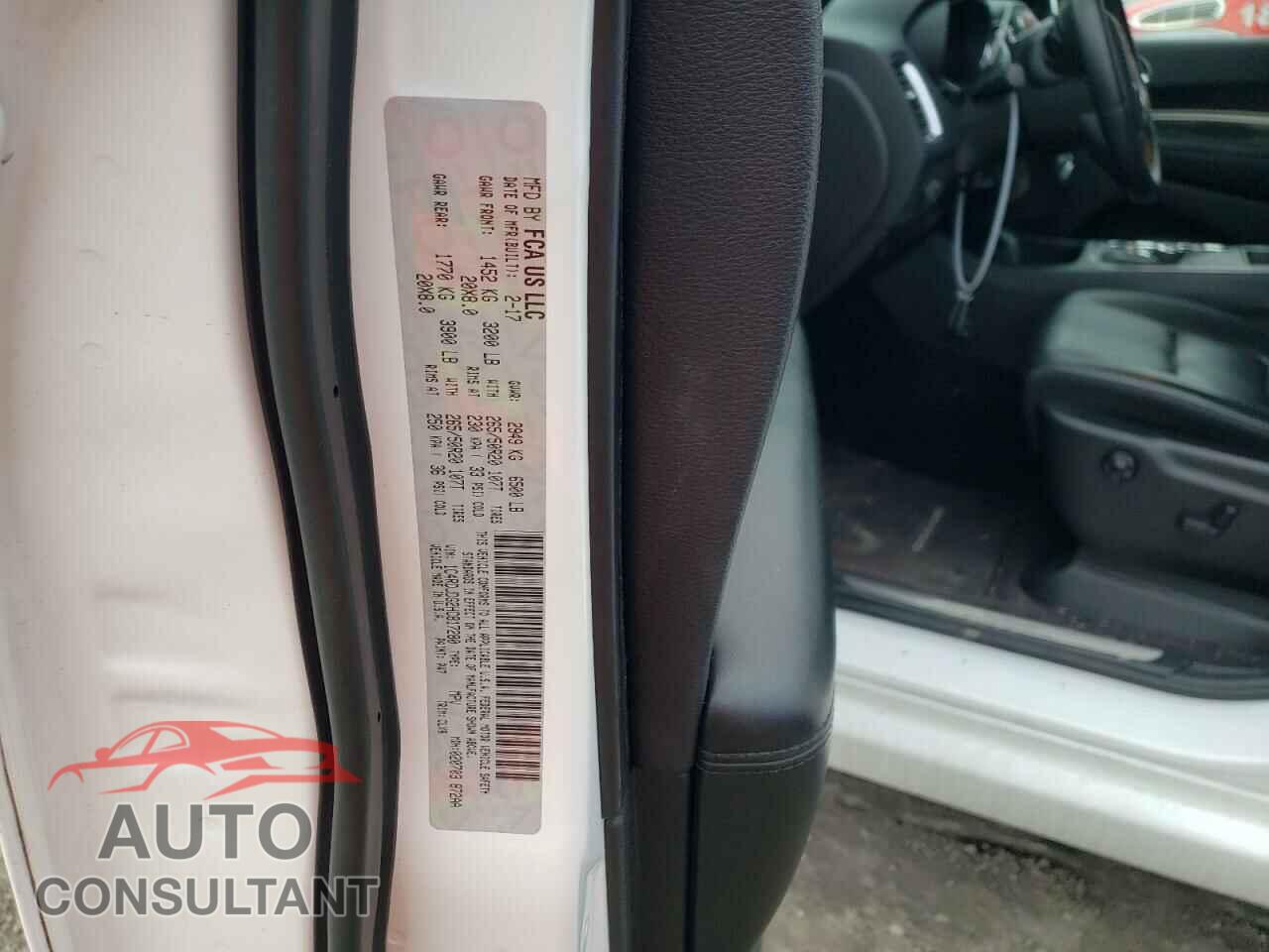DODGE DURANGO 2017 - 1C4RDJDG2HC817280