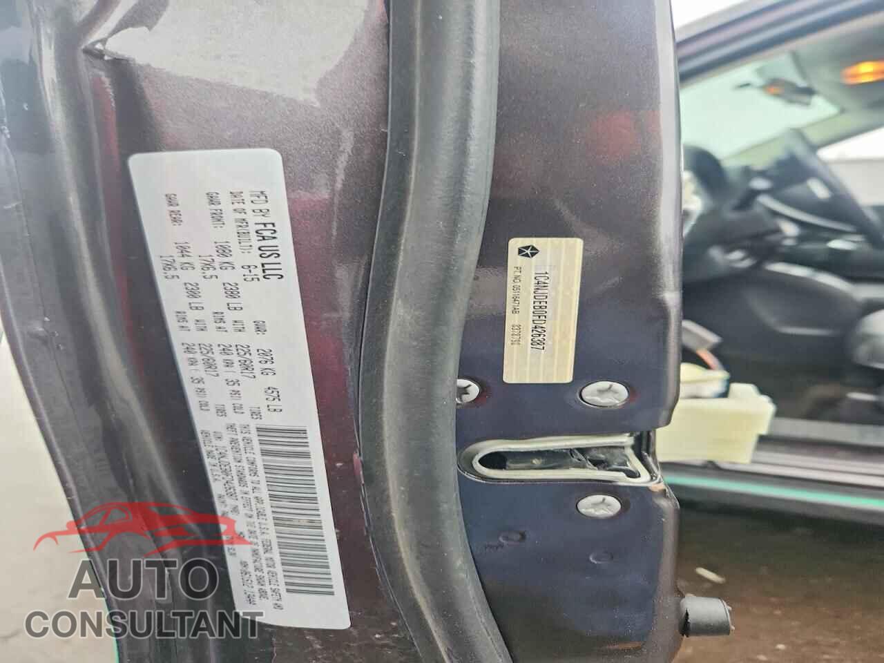 JEEP COMPASS 2015 - 1C4NJDEB0FD426387