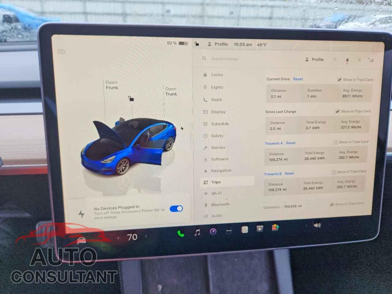 TESLA MODEL 3 2022 - 5YJ3E1EA4NF369846