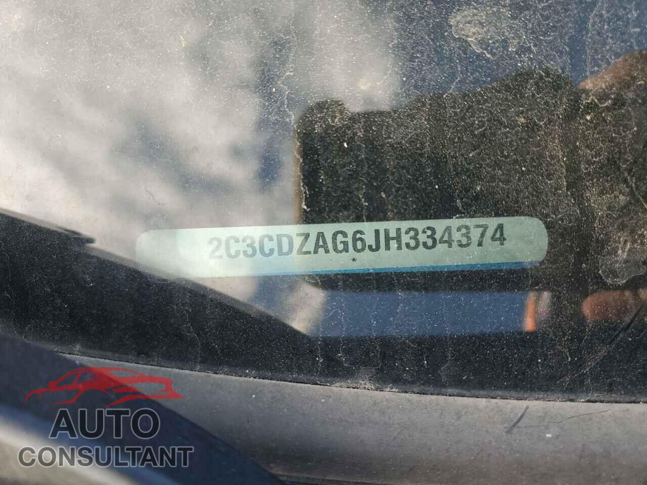 DODGE CHALLENGER 2018 - 2C3CDZAG6JH334374
