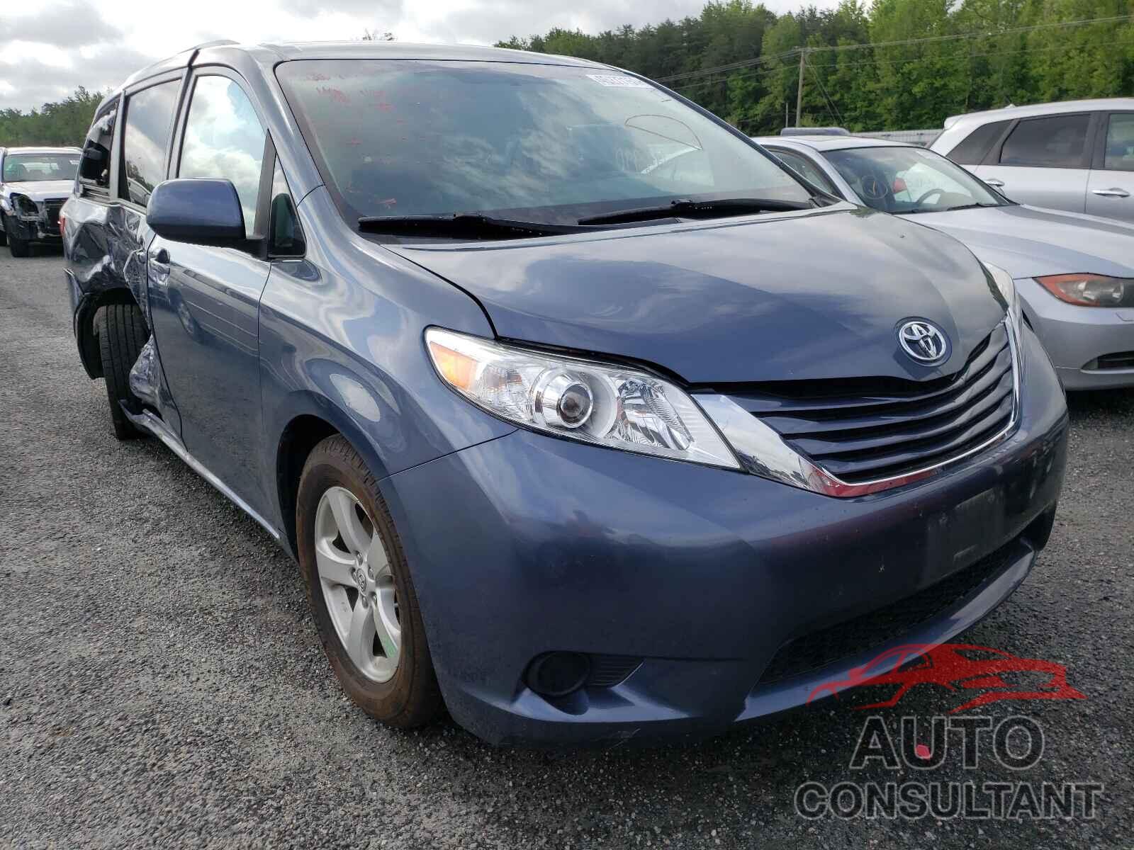 TOYOTA SIENNA 2017 - 5TDKZ3DC9HS866700