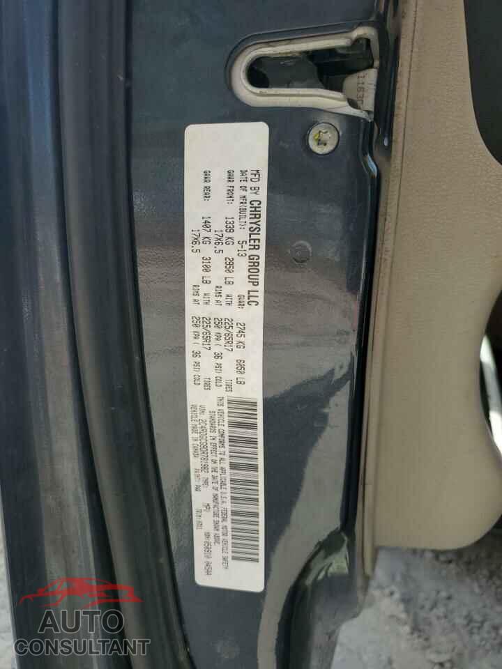 DODGE CARAVAN 2013 - 2C4RDGCG9DR781982