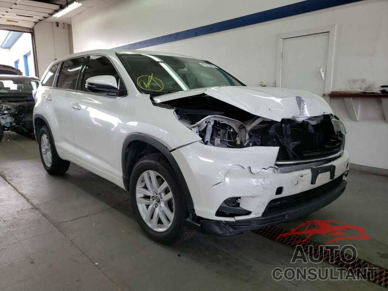 TOYOTA HIGHLANDER 2016 - 5TDZARFH0GS021511