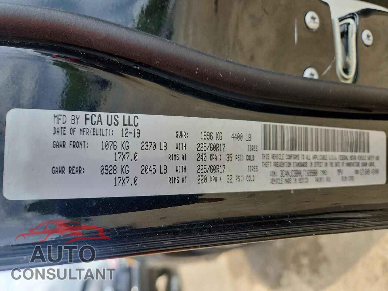 JEEP COMPASS 2020 - 3C4NJCBB0LT169980