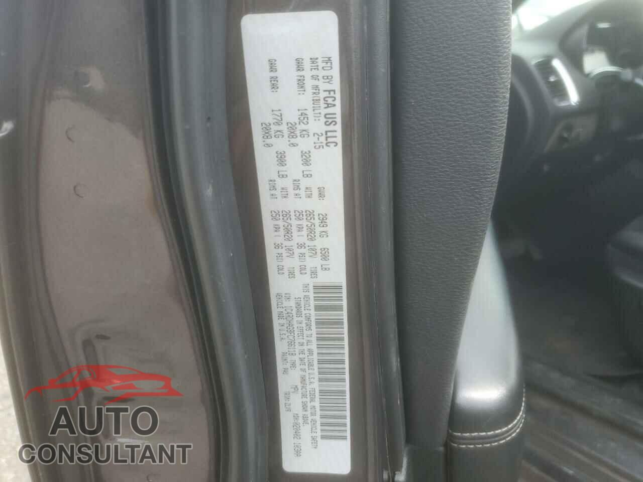 DODGE DURANGO 2015 - 1C4RDHAG8FC766118