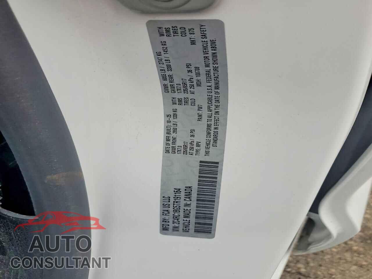 CHRYSLER PACIFICA 2026 - 2C4RC1BG5TR191164