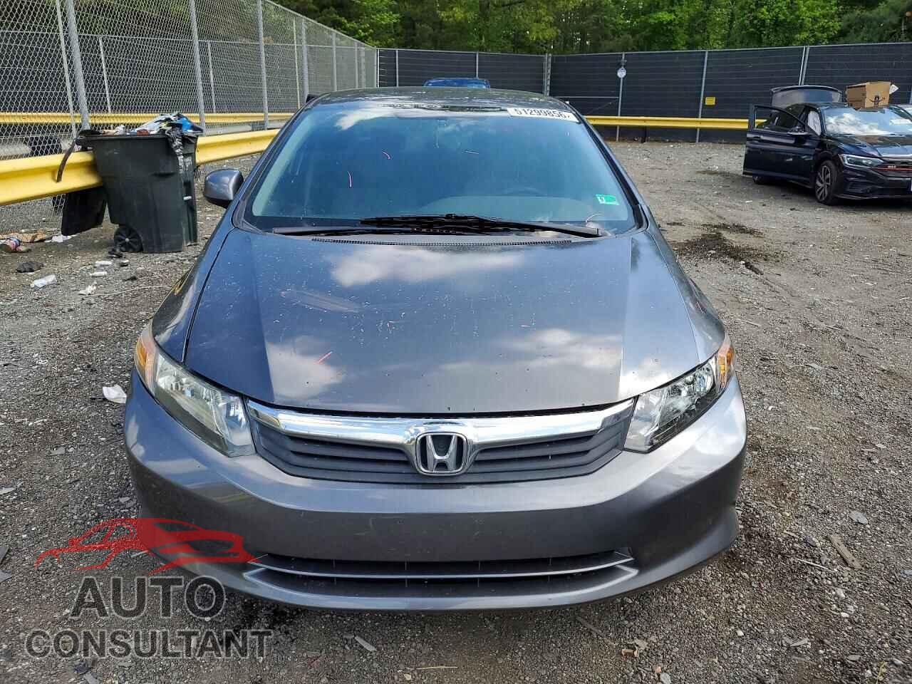 HONDA CIVIC 2012 - 19XFB2F55CE314287