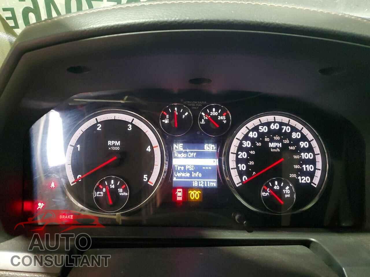 DODGE RAM 2500 2011 - 3D7UT2CL2BG629547