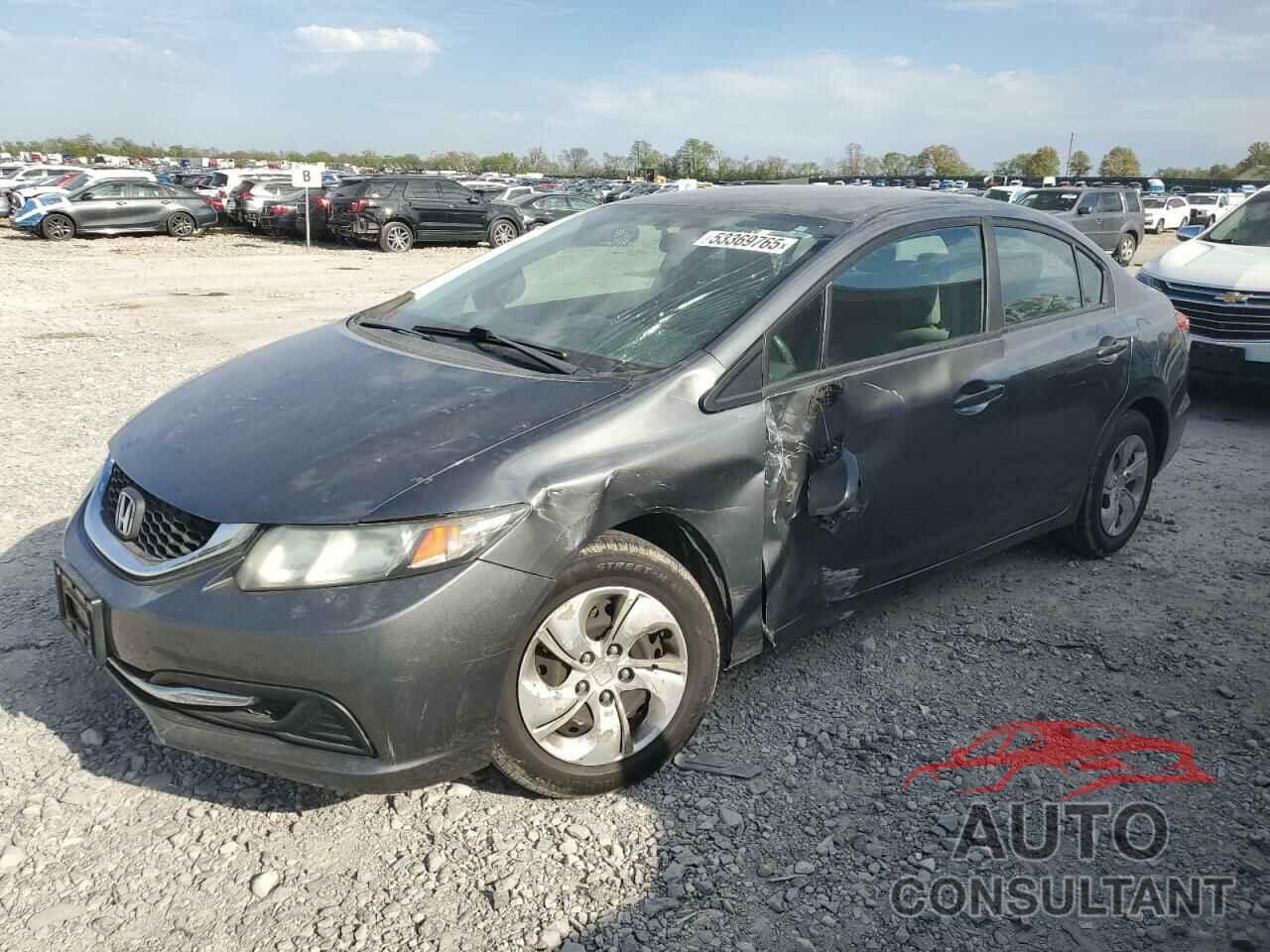 HONDA CIVIC 2013 - 19XFB2F57DE054296