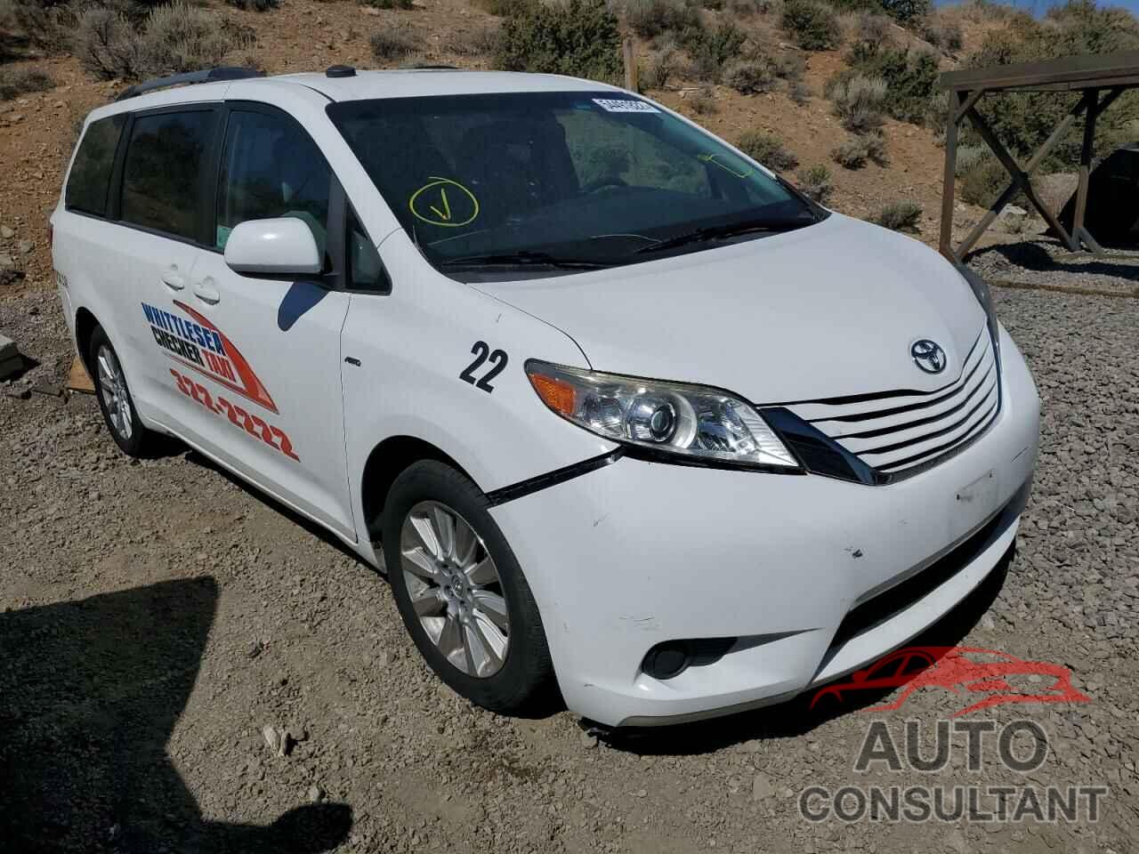 TOYOTA SIENNA 2017 - 5TDJZ3DC2HS153911