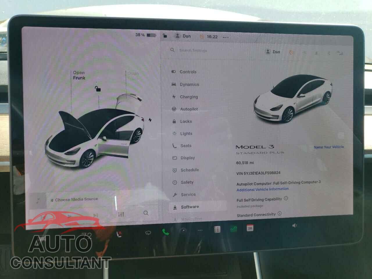 TESLA MODEL 3 2020 - 5YJ3E1EA3LF598824