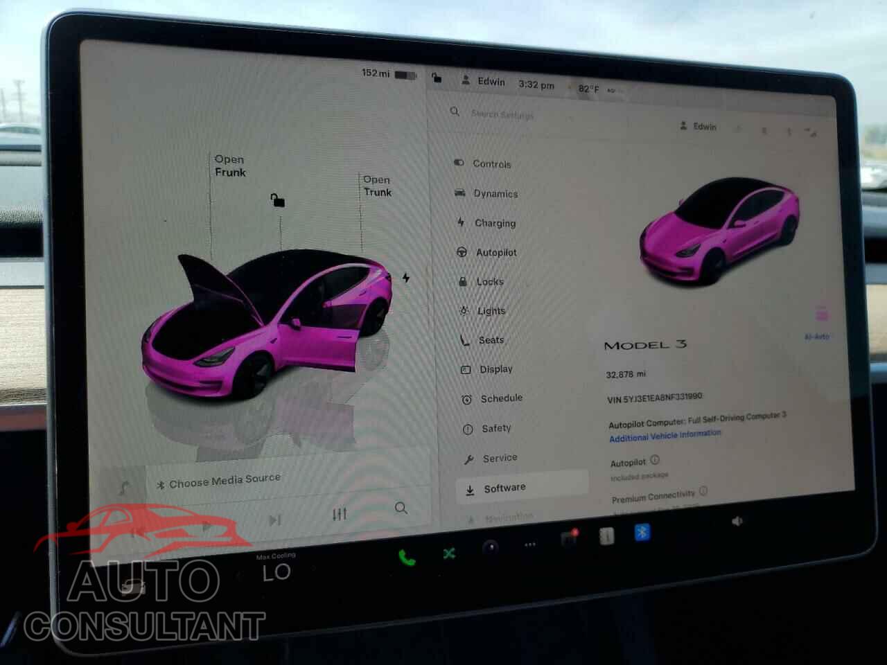 TESLA MODEL 3 2022 - 5YJ3E1EA8NF331990