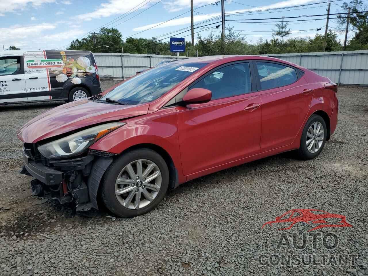 HYUNDAI ELANTRA 2015 - KMHDH4AE5FU387539