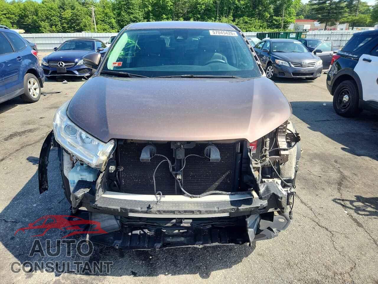 TOYOTA HIGHLANDER 2017 - 5TDBZRFH0HS433052
