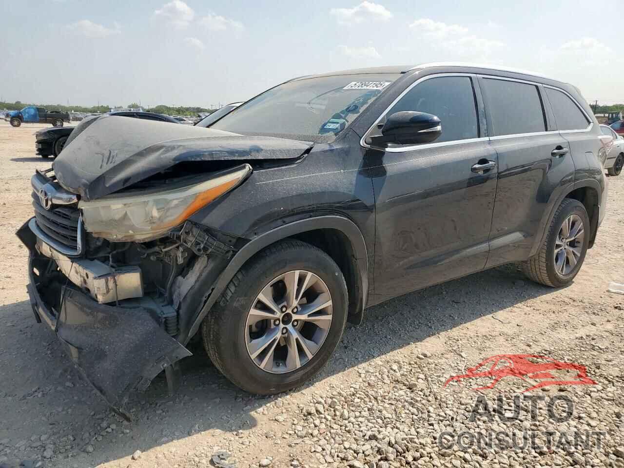 TOYOTA HIGHLANDER 2015 - 5TDKKRFH2FS097163