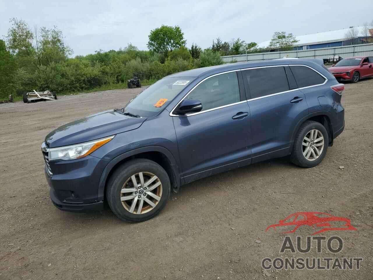 TOYOTA HIGHLANDER 2016 - 5TDBKRFH0GS263729