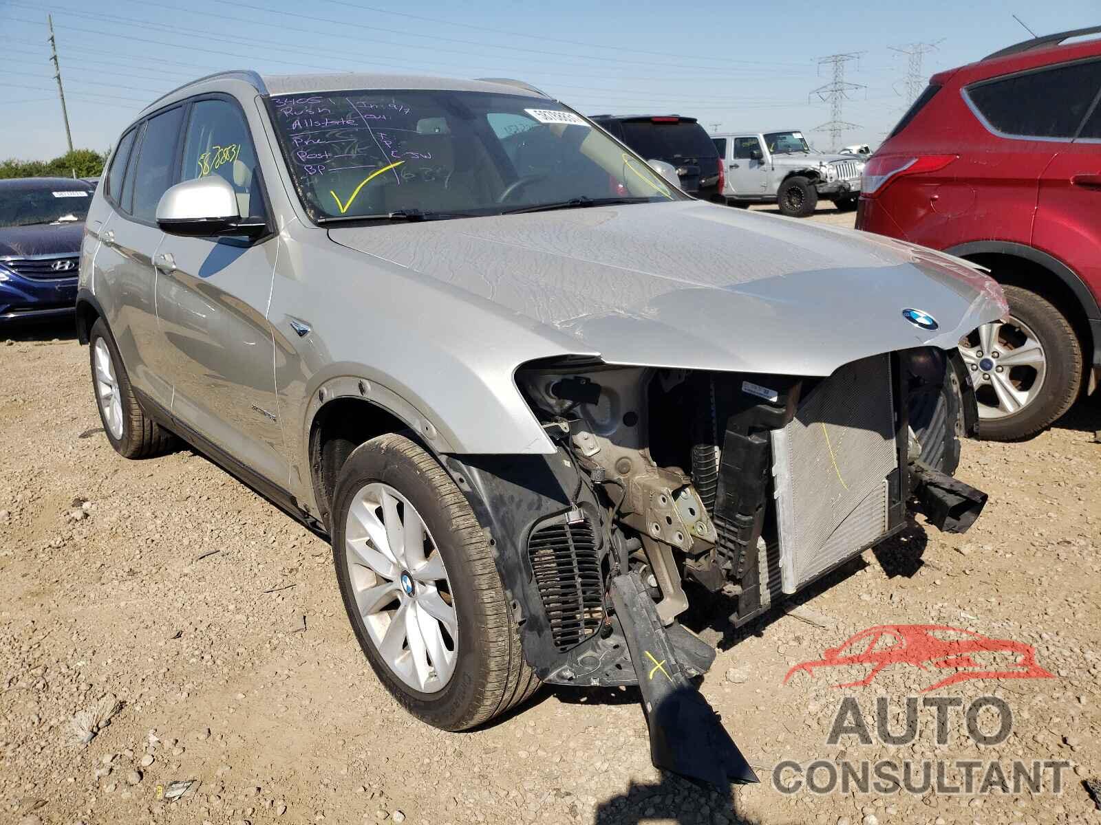 BMW X3 2016 - 5UXWX9C54G0D86032
