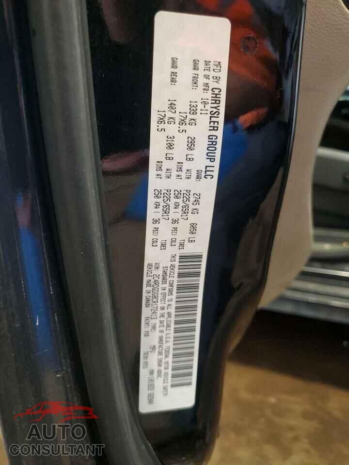 DODGE CARAVAN 2012 - 2C4RDGDG8CR172413