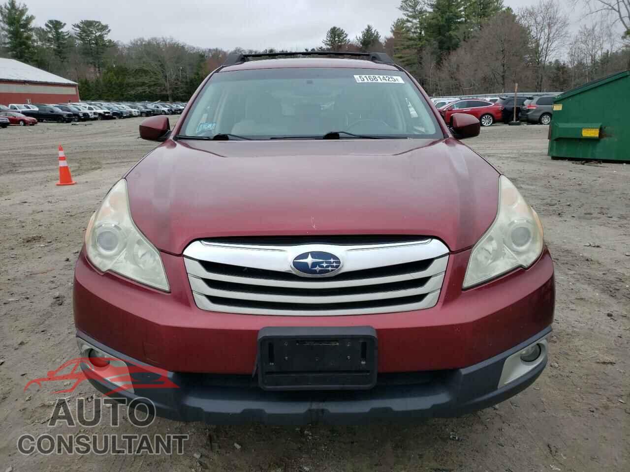 SUBARU OUTBACK 2011 - 4S4BRBCC2B3430948