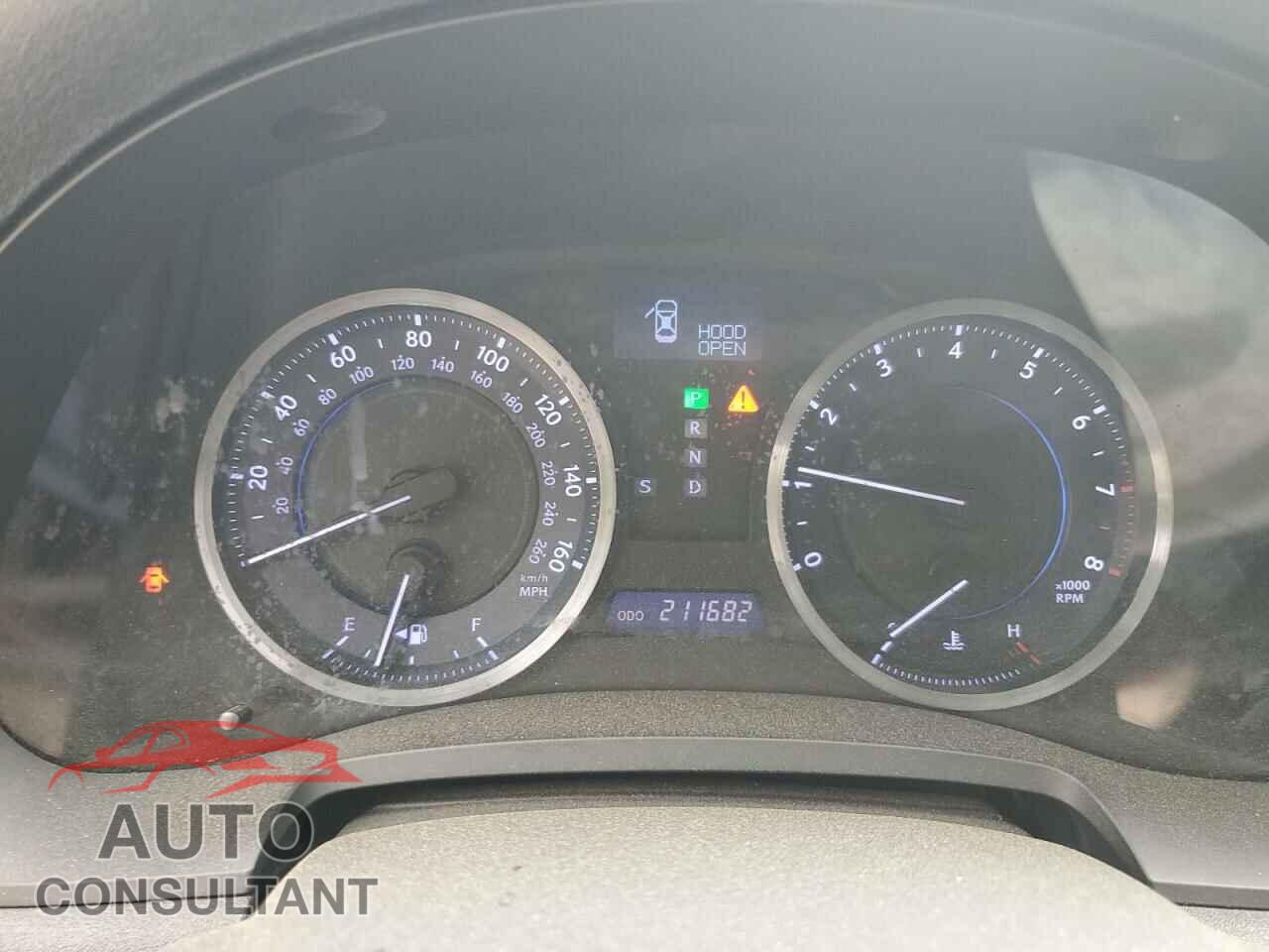 LEXUS IS 2012 - JTHBF5C24C5171261