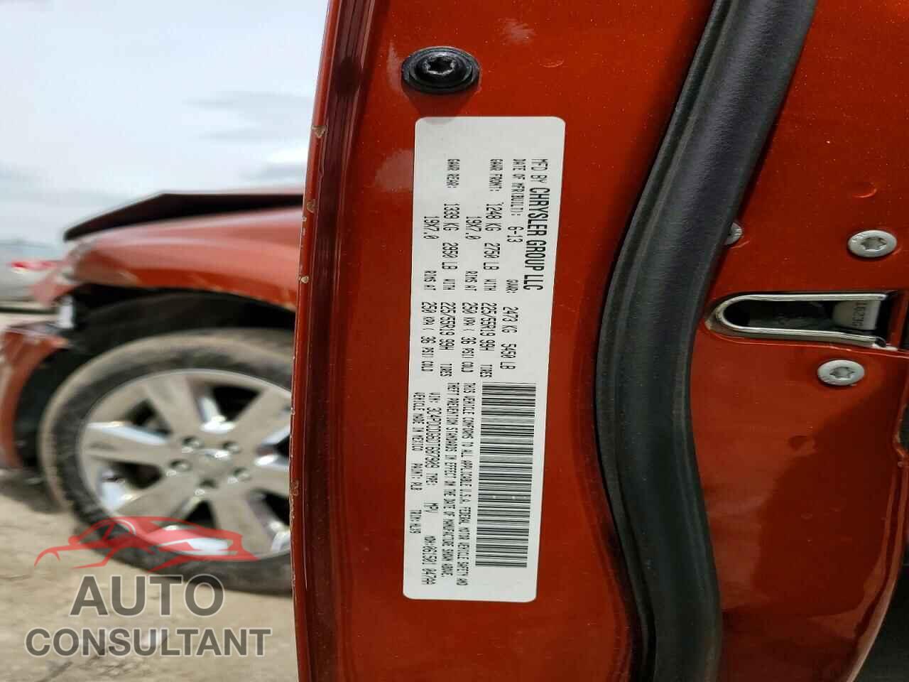 DODGE JOURNEY 2013 - 3C4PDCDG6DT687909