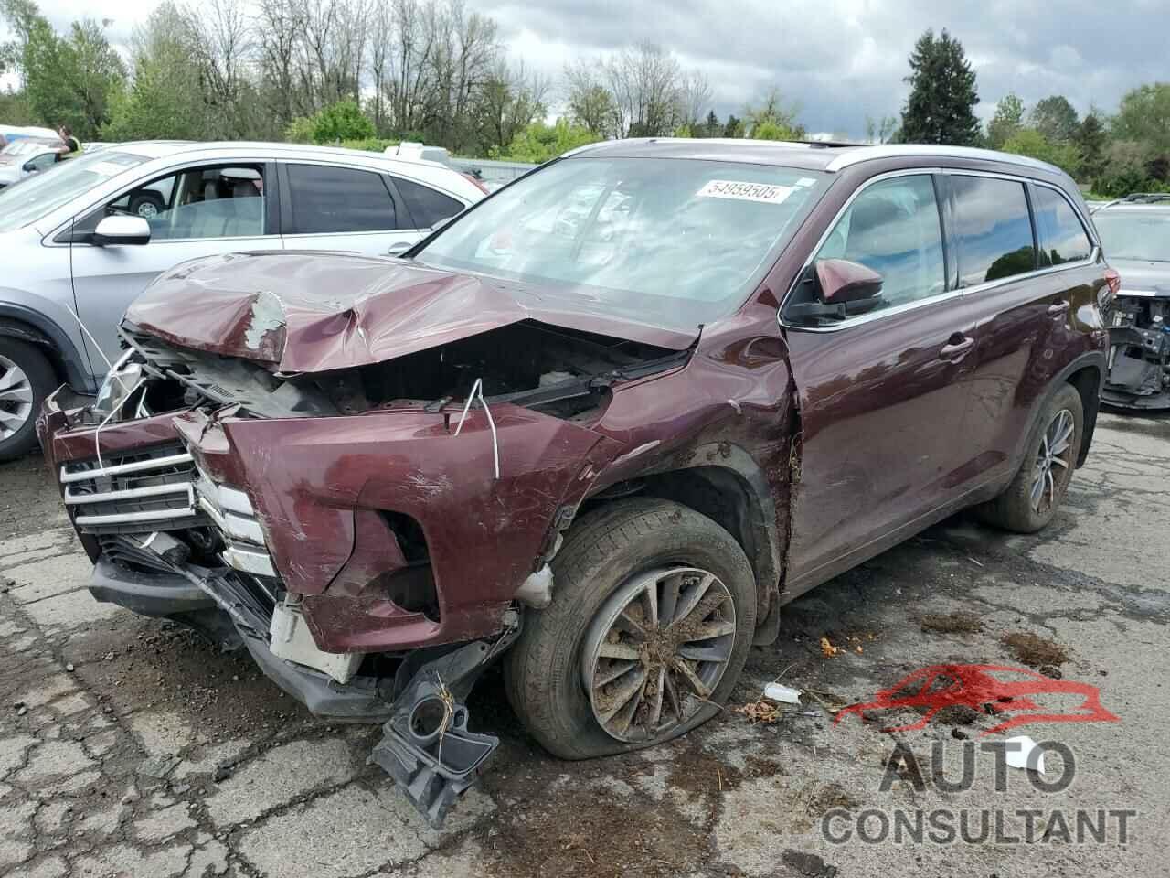 TOYOTA HIGHLANDER 2018 - 5TDJZRFH0JS874049