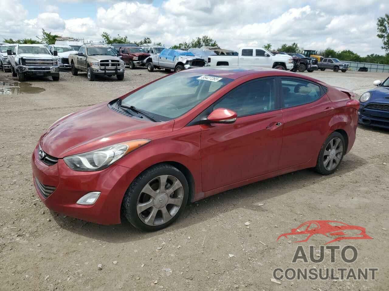 HYUNDAI ELANTRA 2012 - KMHDH4AE6CU243512