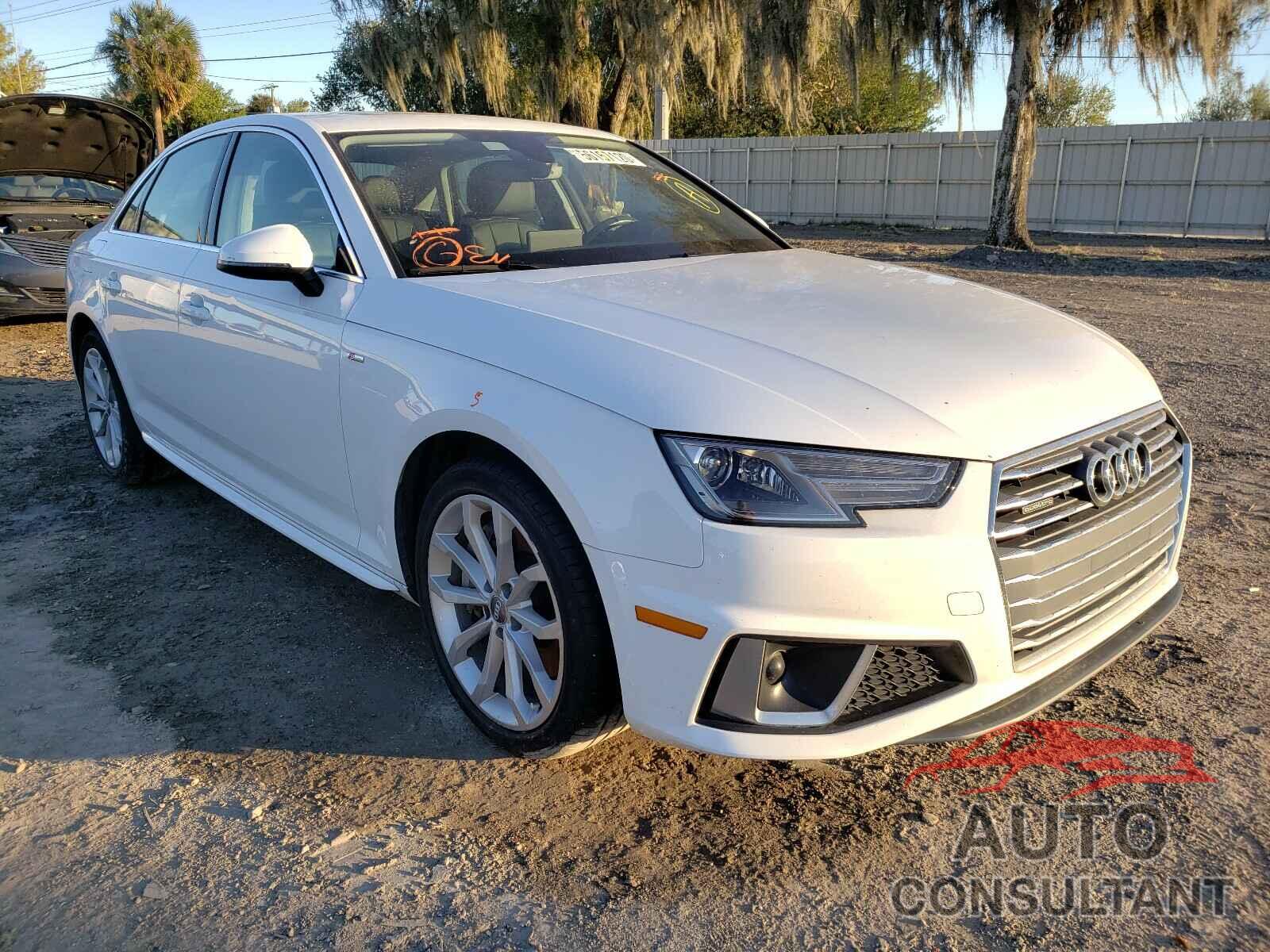 AUDI A4 2019 - WAUDNAF47KN014189