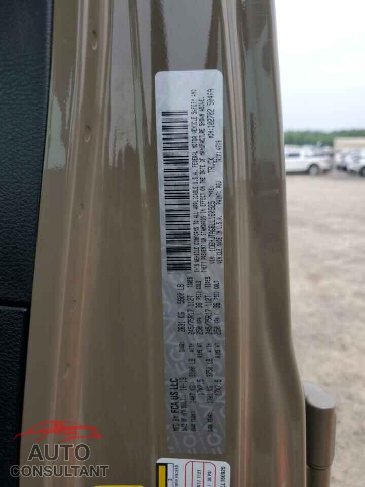 JEEP GLADIATOR 2020 - 1C6HJTAG6LL160925