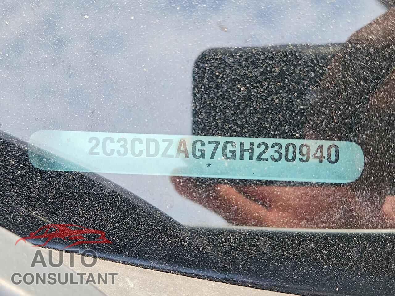 DODGE CHALLENGER 2016 - 2C3CDZAG7GH230940