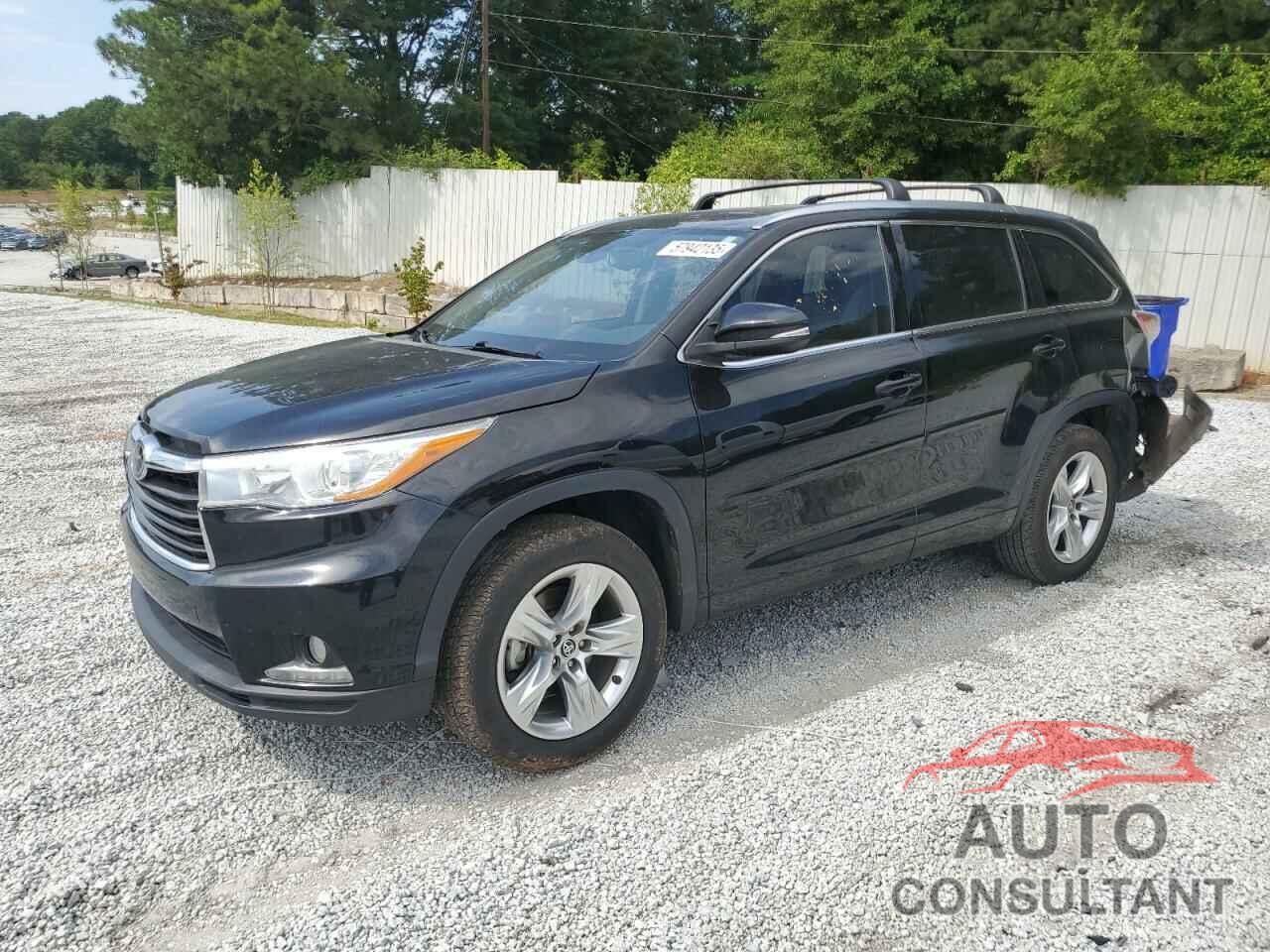 TOYOTA HIGHLANDER 2016 - 5TDYKRFH0GS129362